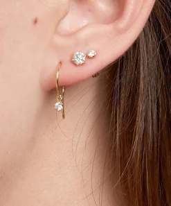 Dinny Hall Earrings^18ct White Gold Elyhara Diamond Stud Earrings