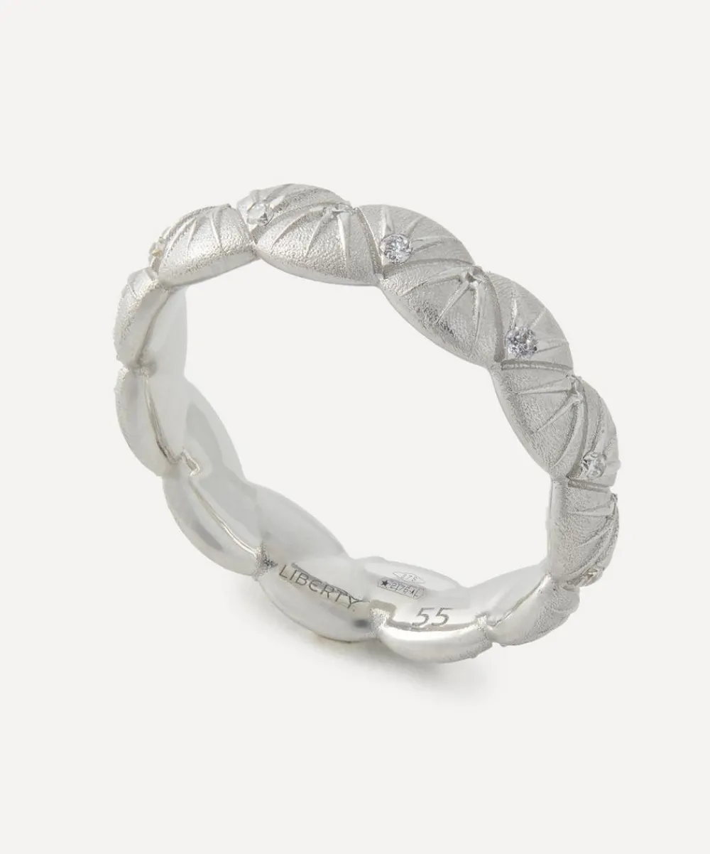 Liberty Rings|Rings^9ct White Gold Fanfare Ring