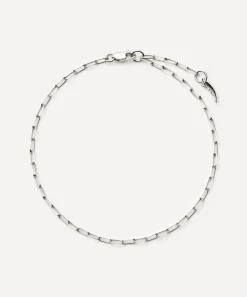 Missoma Bracelets|Bracelets^14ct White Gold Fine Classic Paperclip Chain Bracelet