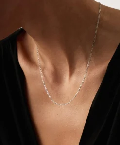 Missoma Necklaces|Necklaces^14ct White Gold Fine Classic Paperclip Chain Necklace