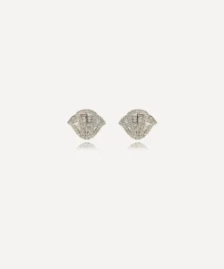 Annoushka Earrings|Earrings^18ct White Gold Flamenco Diamond Stud Earrings
