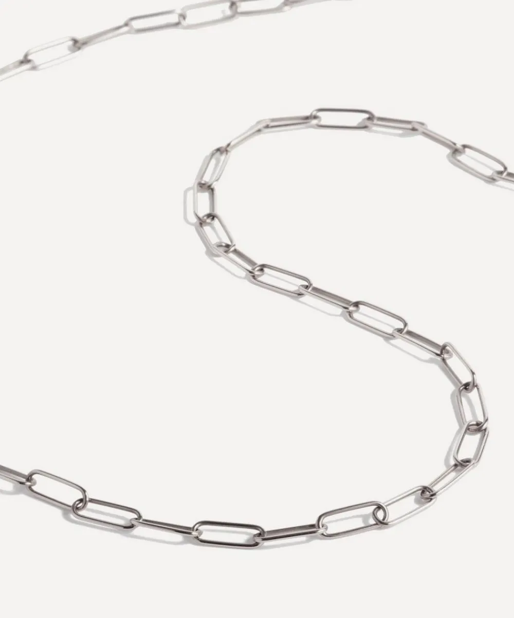 Annoushka Necklaces|Necklaces^14ct White Gold Mini Long Cable Chain Necklace