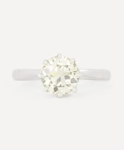 Kojis Rings|Rings^18ct White Gold Old Cut Solitaire Diamond Ring