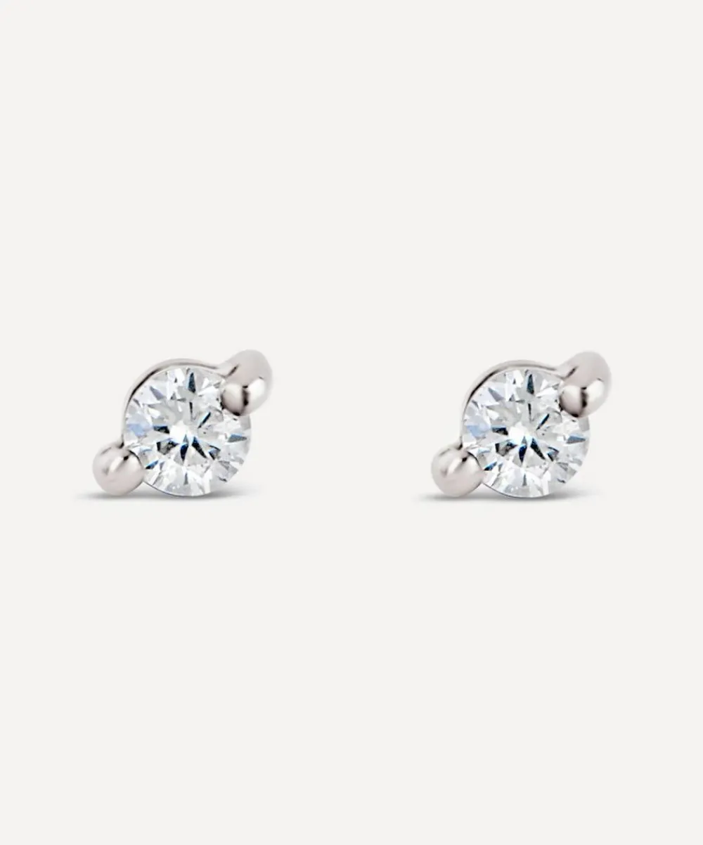 Dinny Hall Earrings^9ct White Gold Shuga Diamond Stud Earrings