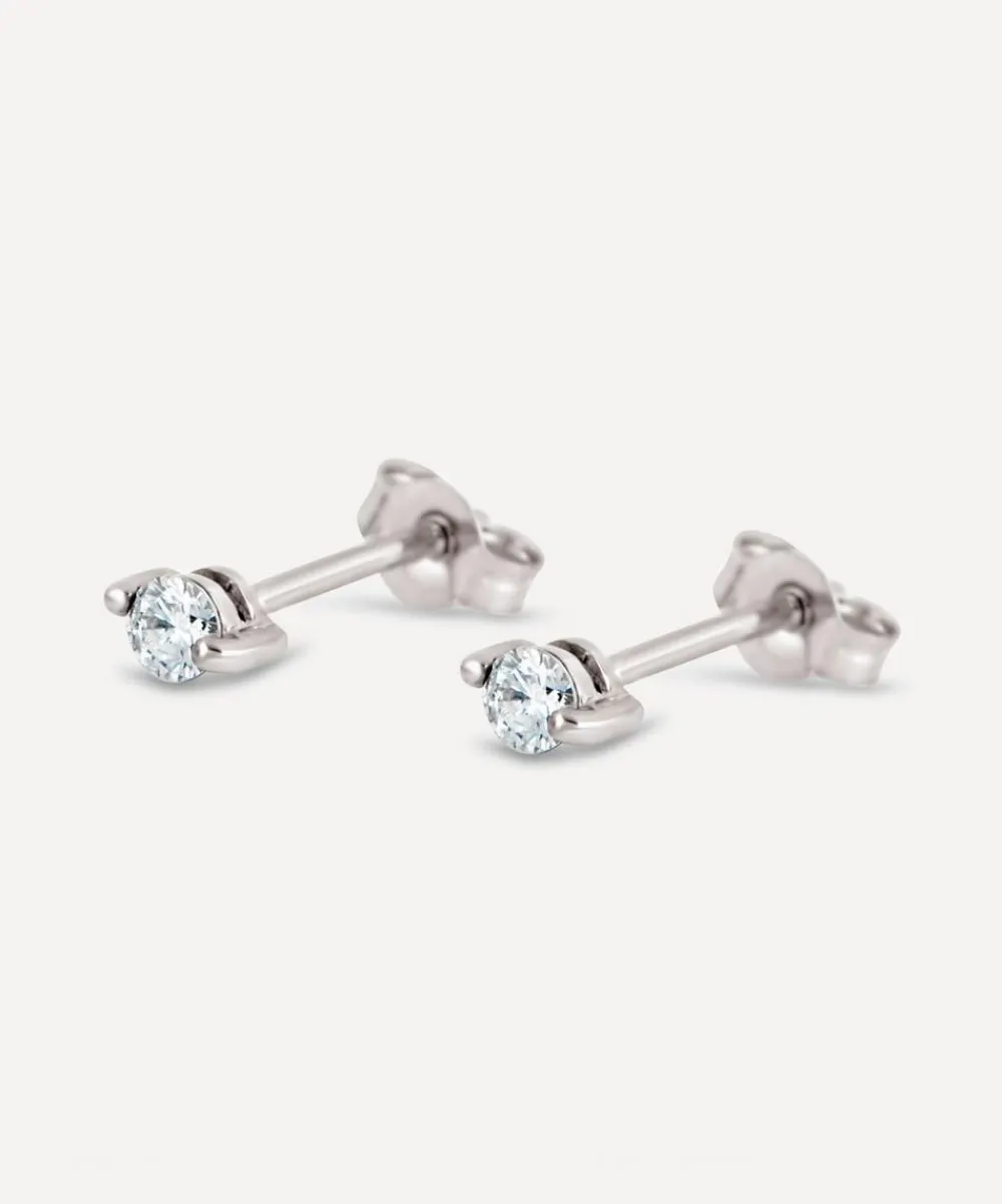 Dinny Hall Earrings^9ct White Gold Shuga Diamond Stud Earrings