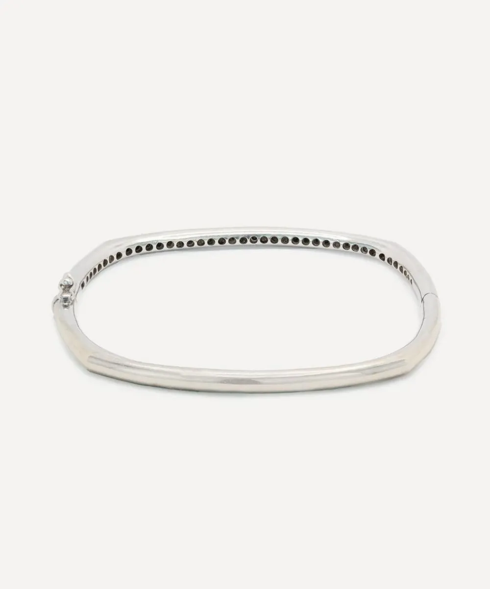 Kojis Bracelets|Bracelets^18ct White Gold Vintage Diamond Bangle Bracelet