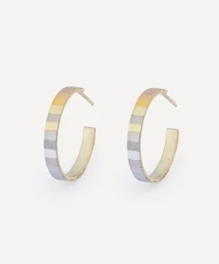 Sia Taylor Earrings|Earrings^18ct-24ct Gold Dawn To Dusk Hoop Earrings