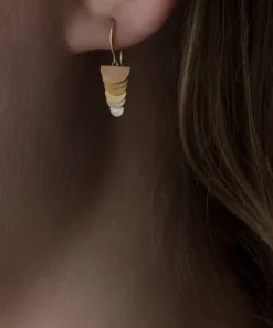 Sia Taylor Earrings|Earrings^18ct-24ct Gold Tiny Sunrise Drop Earrings