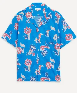 Liberty Shirts^Cuban Collar Tana Lawn™ Cotton Shirt in Leighton’s Mural