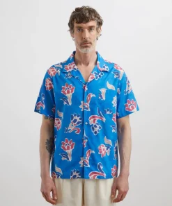 Liberty Shirts^Cuban Collar Tana Lawn™ Cotton Shirt in Leighton’s Mural