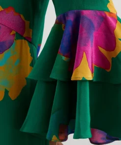 Liberty Dresses^Cunningham Silk Crepe de Chine Gala Maxi Dress