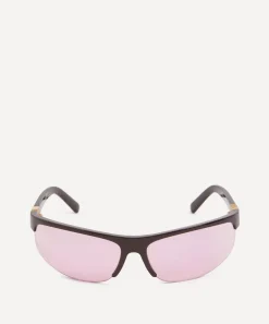 Miu Miu Sunglasses & Glasses^Curved Acetate Sunglasses