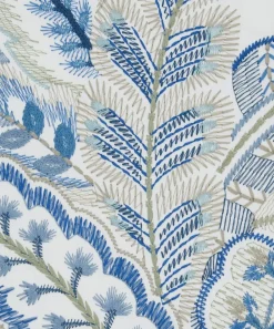 Liberty Interiors Furnishing Fabrics^Cypress Stitch in Lapis