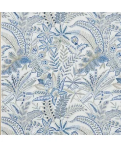 Liberty Interiors Furnishing Fabrics^Cypress Stitch in Lapis