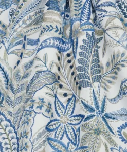 Liberty Interiors Furnishing Fabrics^Cypress Stitch in Lapis