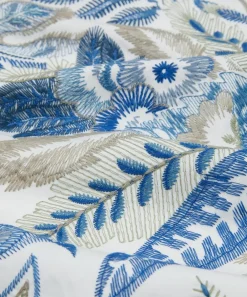 Liberty Interiors Furnishing Fabrics^Cypress Stitch in Lapis