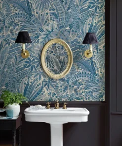 Liberty Interiors Wallpaper^Cypress Voyage in Lapis