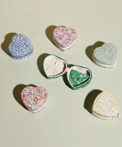 Bon Dep Storage^D’Anjo Tana Lawn™ Cotton Heart Jewellery Box