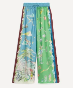 ALÉMAIS Trousers & Shorts^Daria Silk-Twill Trousers
