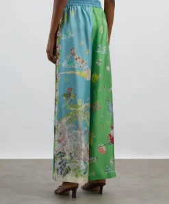 ALÉMAIS Trousers & Shorts^Daria Silk-Twill Trousers