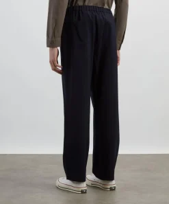 Frame Trousers^Dark Navy Wool Easy Trousers