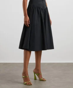 Peachy Den Skirts^Deba Onyx Midi Skirt