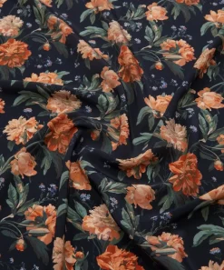 Liberty Fabrics Crepe De Chine|Classic Tana Lawn^Decadent Blooms Crepe de Chine