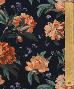 Liberty Fabrics Crepe De Chine|Classic Tana Lawn^Decadent Blooms Crepe de Chine
