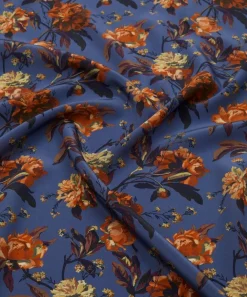 Liberty Fabrics Crepe De Chine|Classic Tana Lawn^Decadent Blooms Crepe de Chine