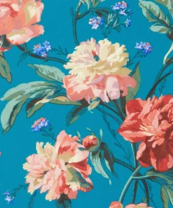 Liberty Fabrics Crepe De Chine|Classic Tana Lawn^Decadent Blooms Crepe de Chine
