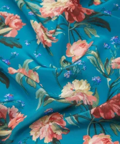Liberty Fabrics Crepe De Chine|Classic Tana Lawn^Decadent Blooms Crepe de Chine