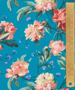 Liberty Fabrics Crepe De Chine|Classic Tana Lawn^Decadent Blooms Crepe de Chine