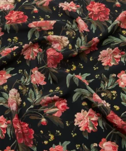 Liberty Fabrics Crepe De Chine|Classic Tana Lawn^Decadent Blooms Crepe de Chine