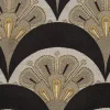 Liberty Interiors Furnishing Fabrics^Deco Scallop Multi Jacquard in Pewter Dark