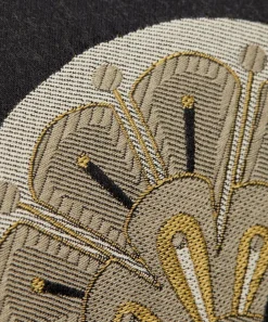 Liberty Interiors Furnishing Fabrics^Deco Scallop Multi Jacquard in Pewter Dark