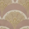 Liberty Interiors Furnishing Fabrics^Deco Scallop Multi Jacquard in Lacquer