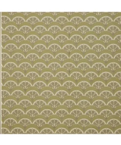 Liberty Interiors Furnishing Fabrics^Deco Scallop Multi Jacquard in Lichen