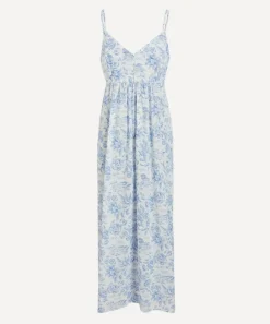 Liberty Sleepwear^Delft Lagoon Tana Lawn™ Cotton Chemise