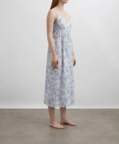 Liberty Sleepwear^Delft Lagoon Tana Lawn™ Cotton Chemise