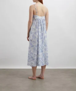 Liberty Sleepwear^Delft Lagoon Tana Lawn™ Cotton Chemise