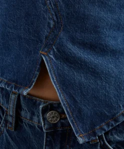 DALA Tops^Denim Broken Corset