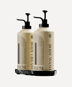 Commune Bath & Body Wash^Double Black Marble Tray