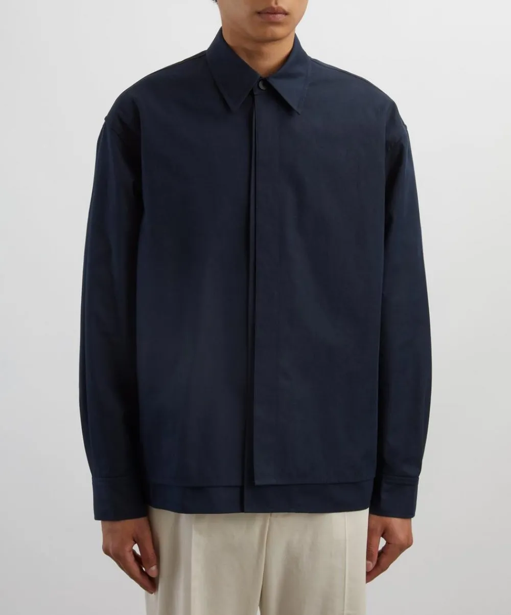 Le17septembre Shirts^Double-Layered Cotton Shirt
