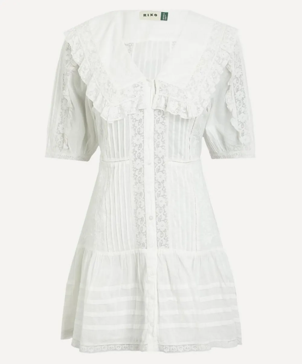 RIXO Dresses^Dove Cotton Mini Dress