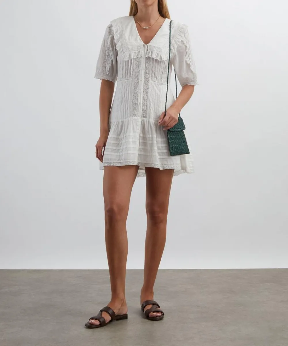 RIXO Dresses^Dove Cotton Mini Dress