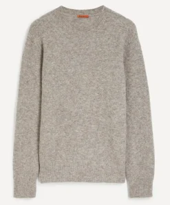 Barena Knitwear & Sweats^Dove Grey Rolo Wool-Blend Jumper