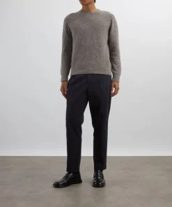 Barena Knitwear & Sweats^Dove Grey Rolo Wool-Blend Jumper