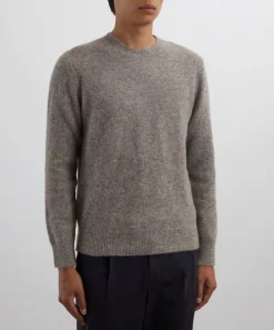 Barena Knitwear & Sweats^Dove Grey Rolo Wool-Blend Jumper