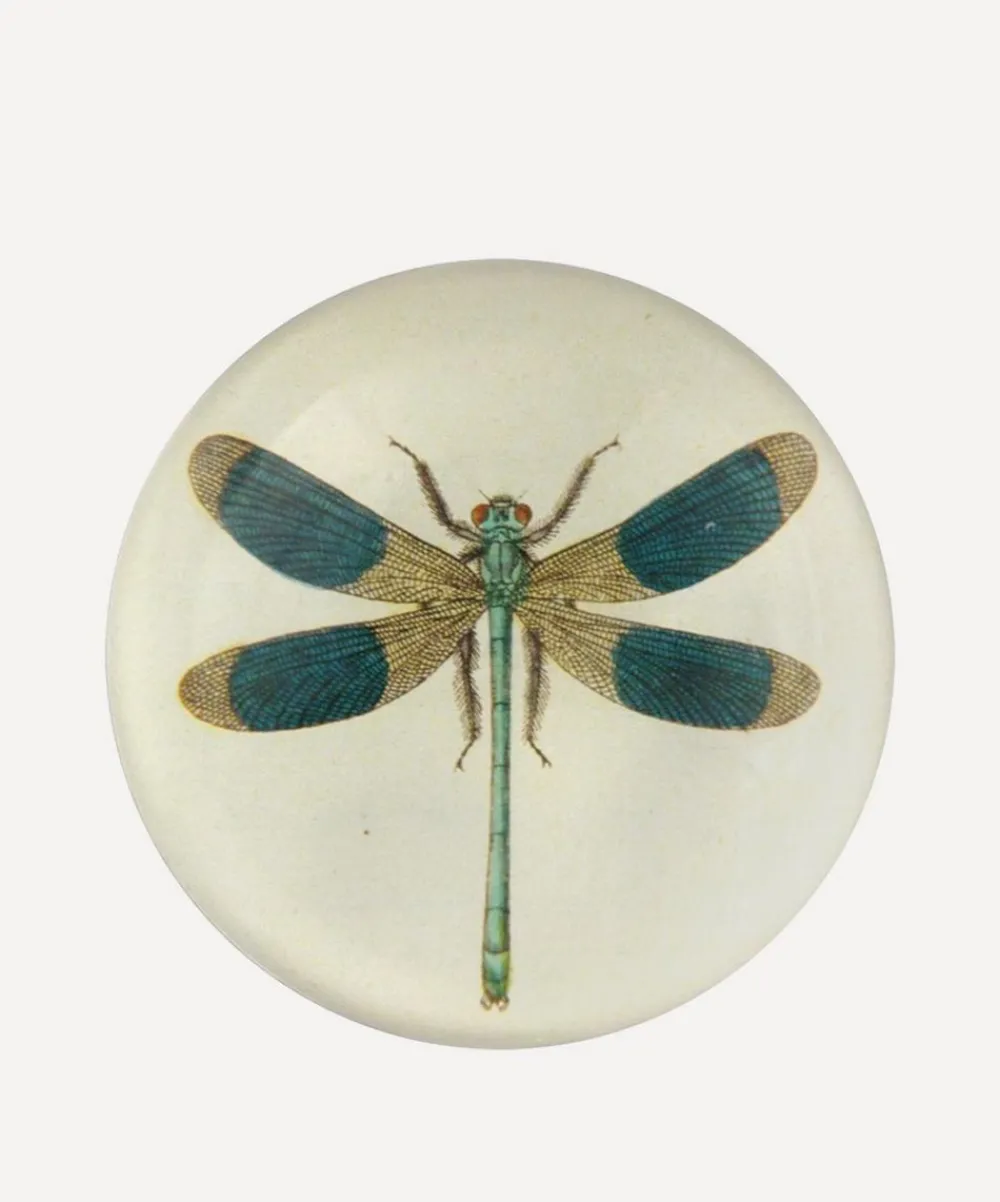 John Derian Stationery And Games^Dragonfly Dome Paperweight