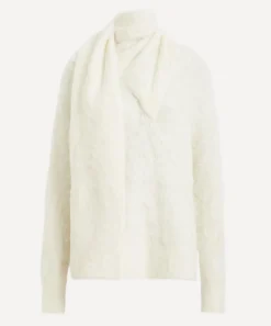 Toteme Knitwear^Draped Scarf Alpaca Knit Jumper